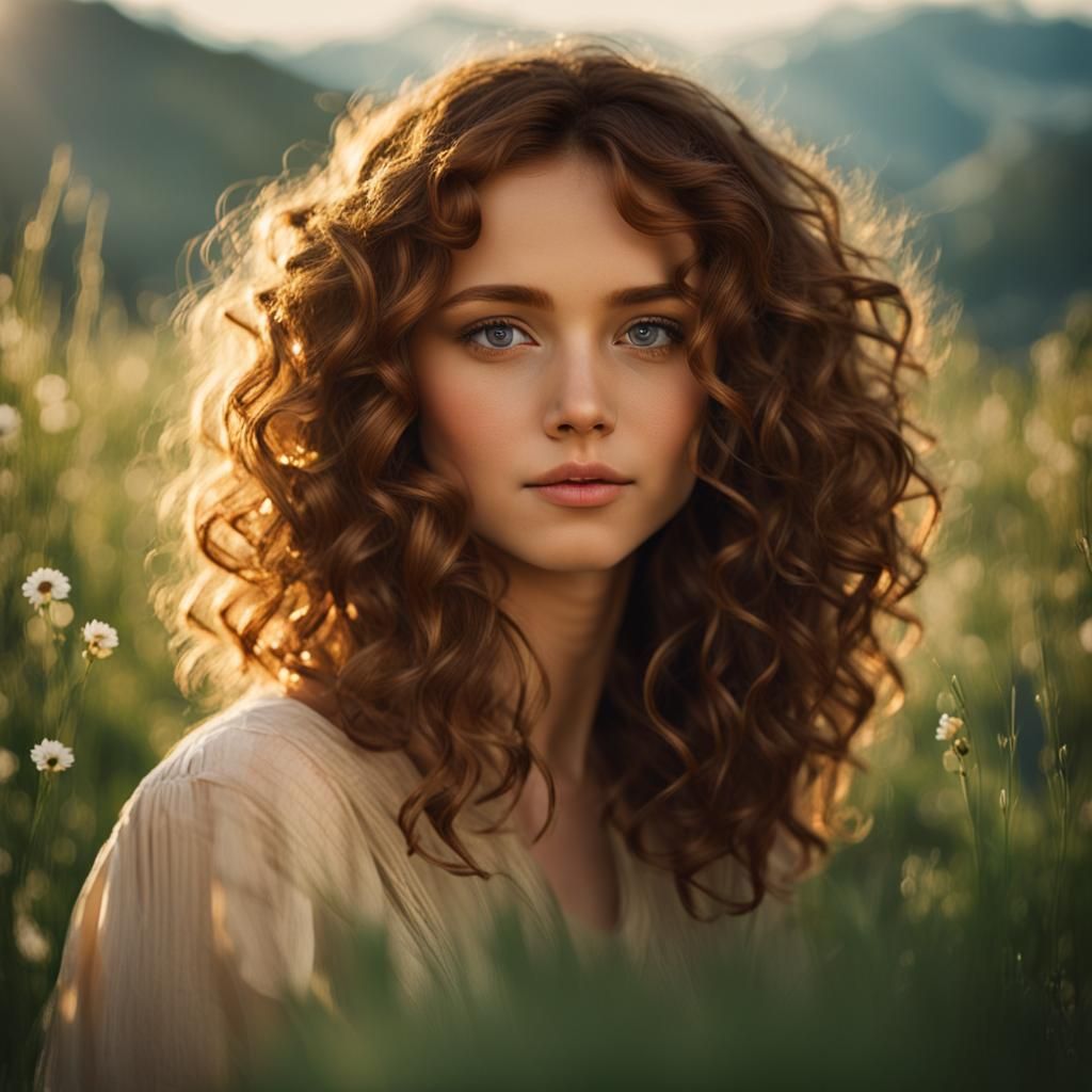 Warm and Tender Portrait in Professional Photography Style