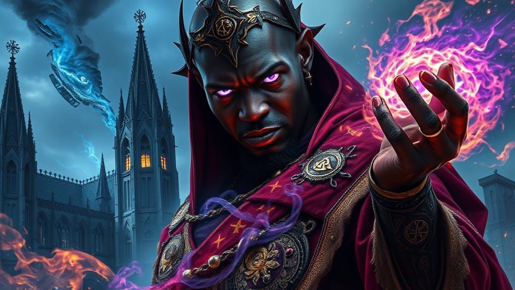 Dark Psyker Unleashes Warp Energy in Tattered Scholastica Ps...