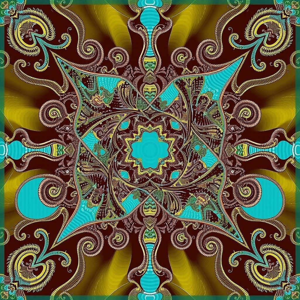 Abstract Twisting Vectors and Warped Fractals in 3D