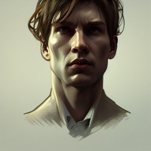 William Afton Portrait in Hyperdetailed Art Style