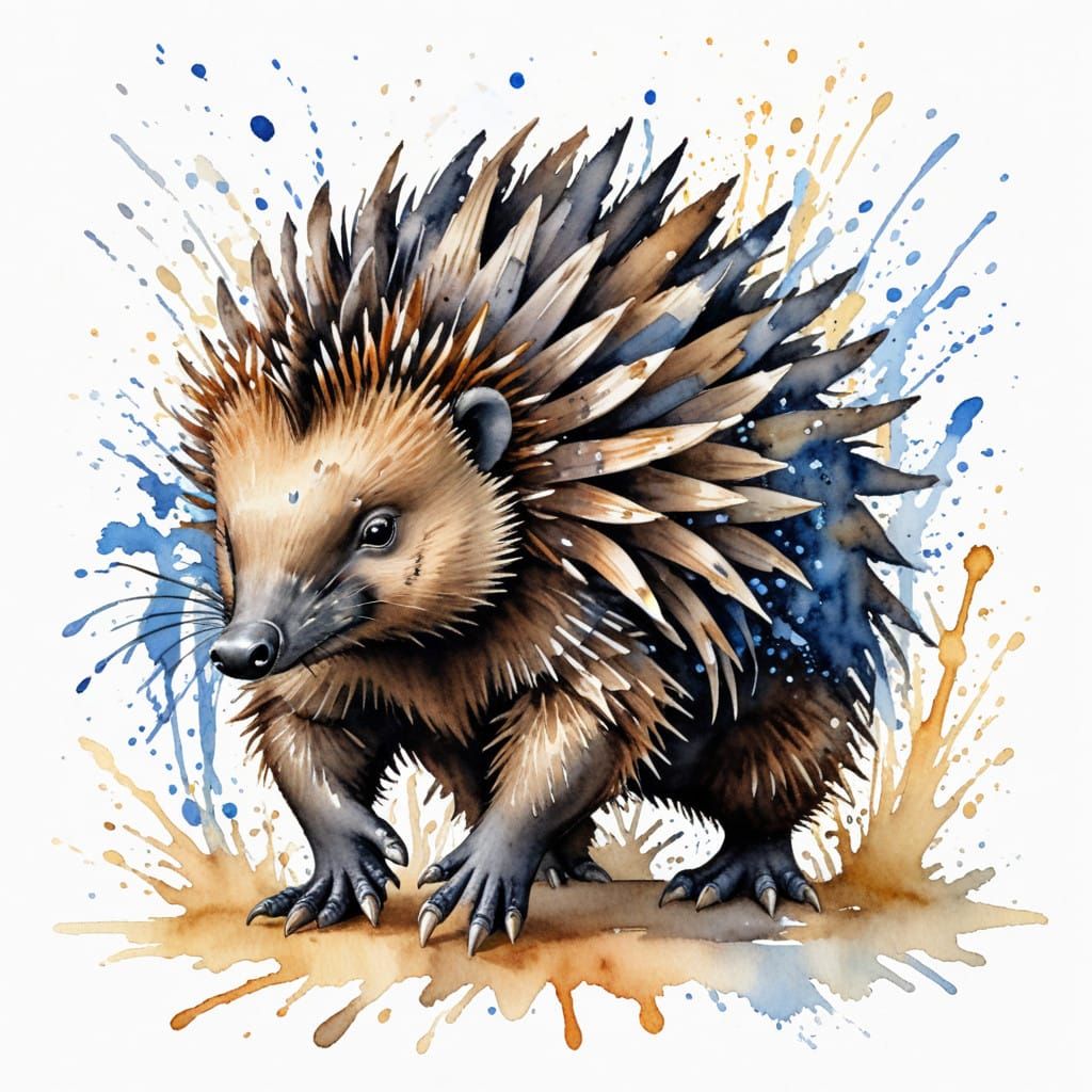 Hackett's giant echidna