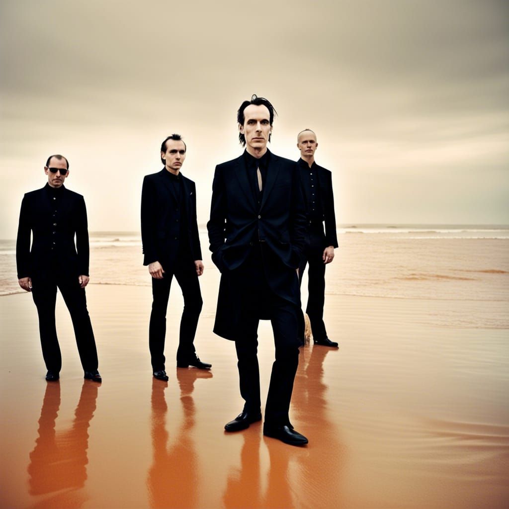 Band Gazing at Stars on Orange Beach