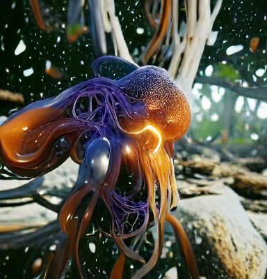 Octopus Jellyfish in a Galactic Universe