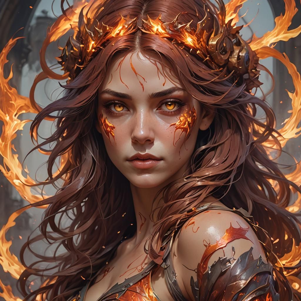 Dramatic Portrait with Dynamic Lighting in 8K