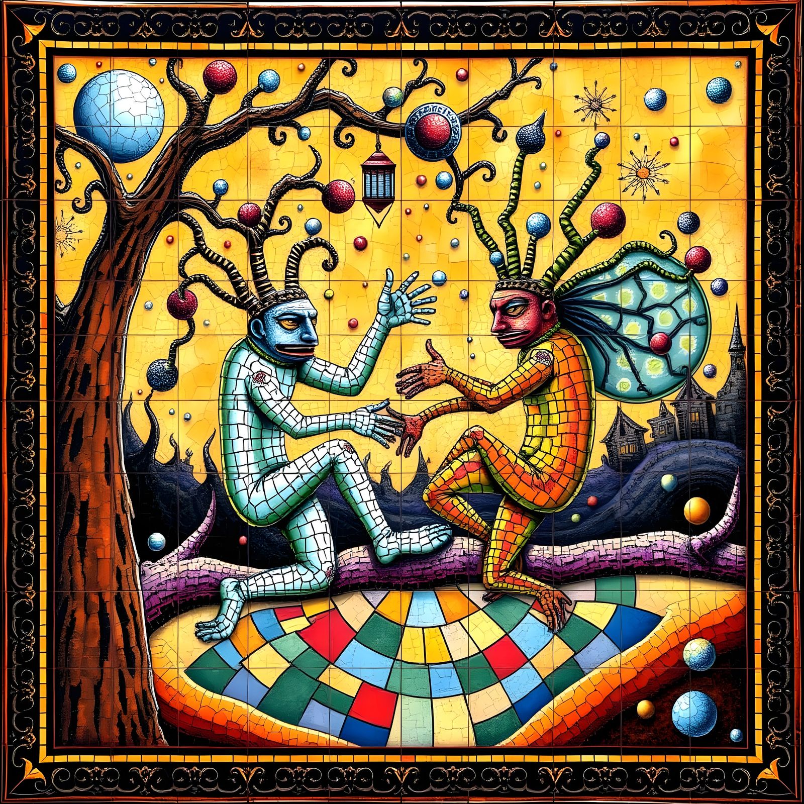 Ummugrunt Dancers Mosaic