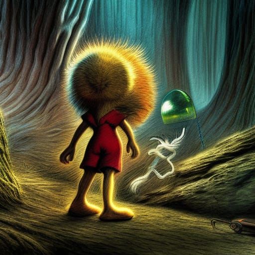 Mysterious encounter with the unknown : concept art by Walt Kelly :