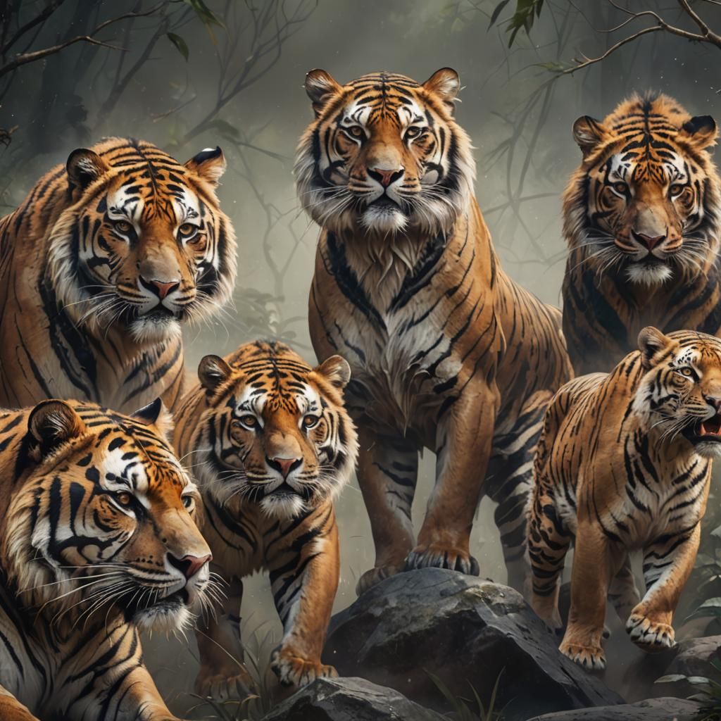 An ambush of tigers