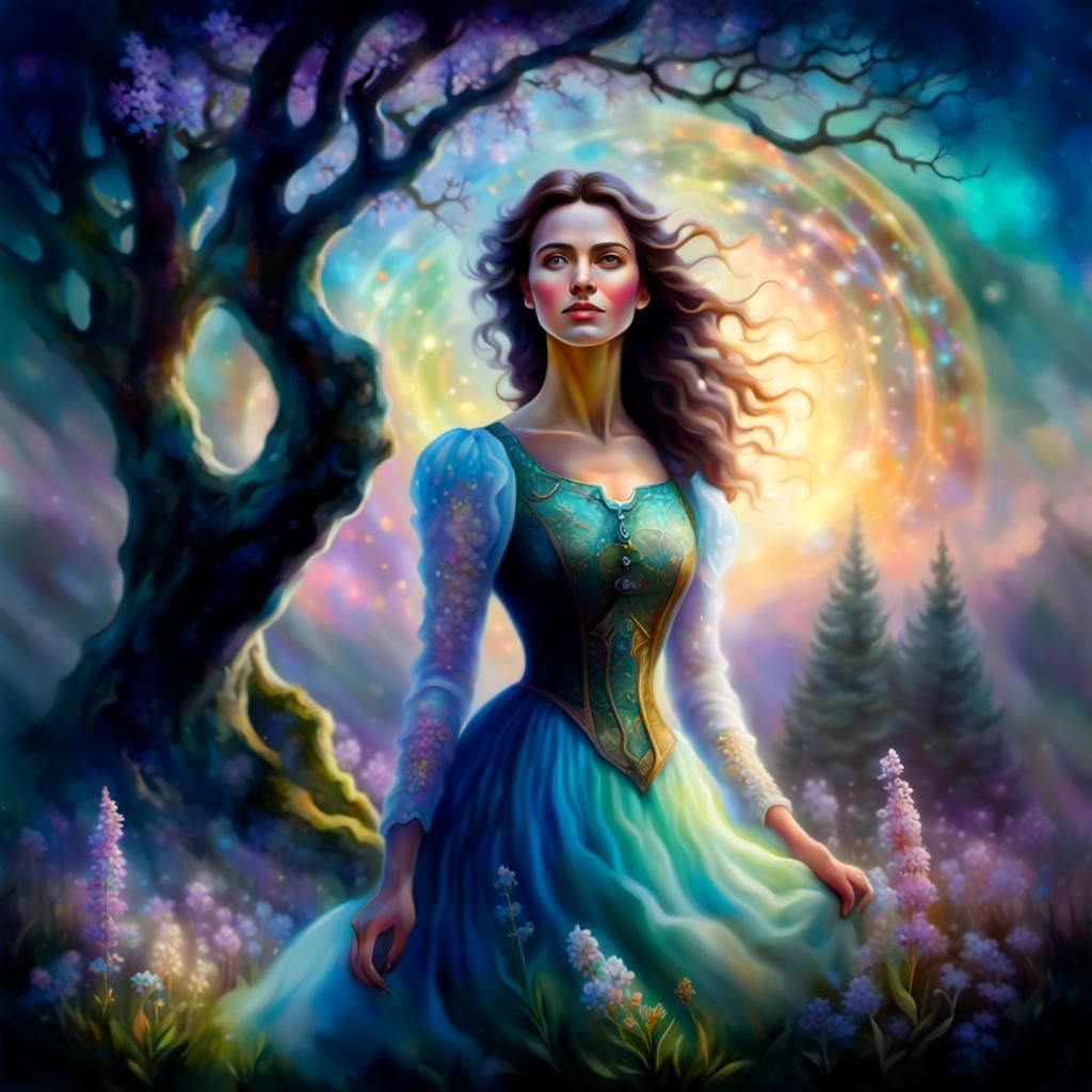 Portrait, A Young Woman in a Spring Heath