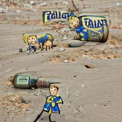 Post-Apocalyptic Fallout Landscape