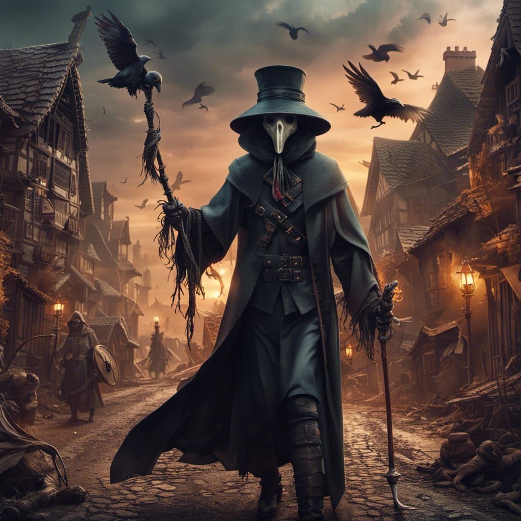 Plague Doctor Leads Demon Army Attack