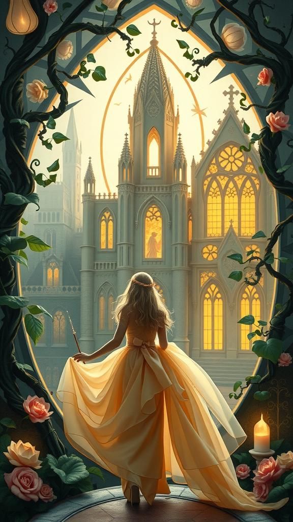 Faory Godmother enchanting Gourd  into architecture by MC Es...