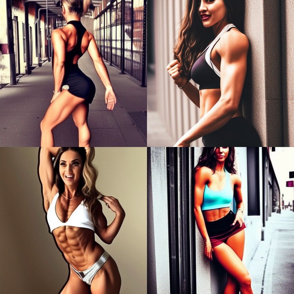 Fit women modeling athletic gear