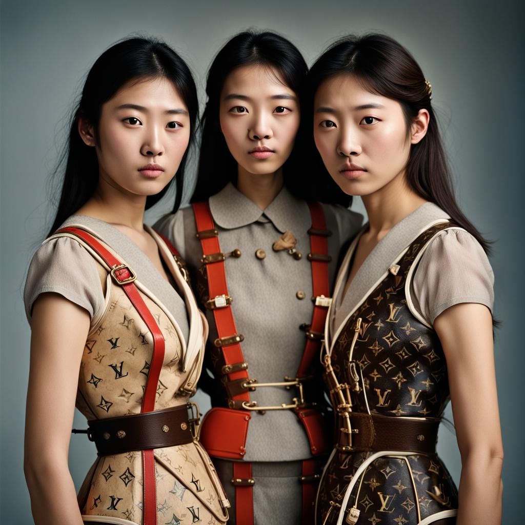 Japanese Sisters in Exploration Gear, Professional Portrait