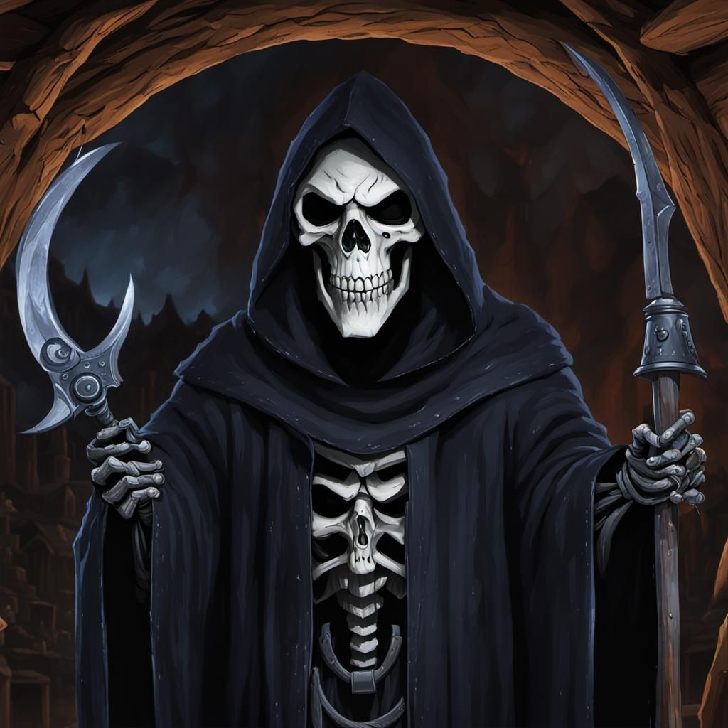 Grim Reaper's Lair: A Dark Welcome