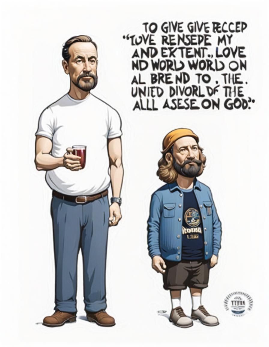 Christ Portrait in Romanticism Style