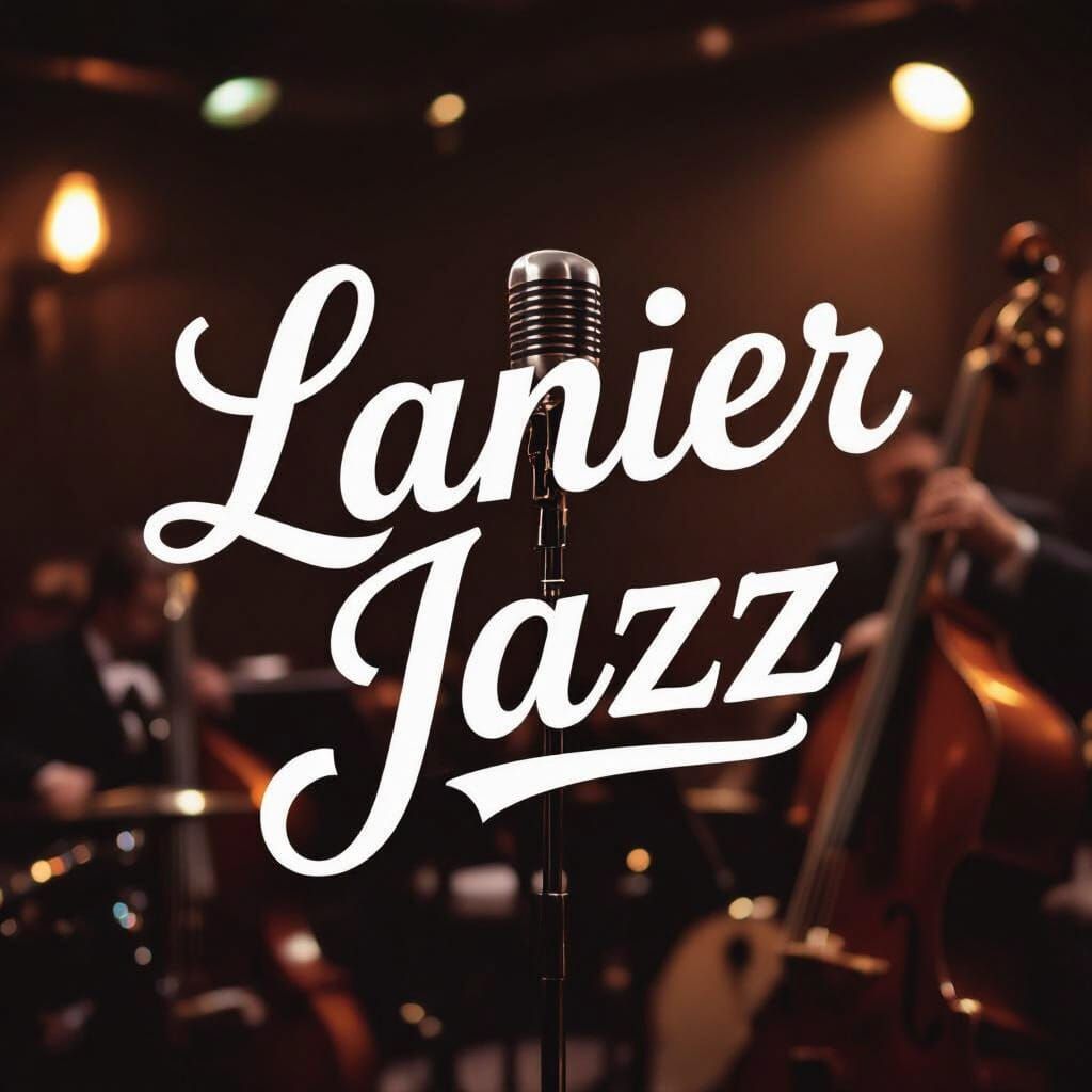 Lanier Jazz Club Poster in Vintage Style