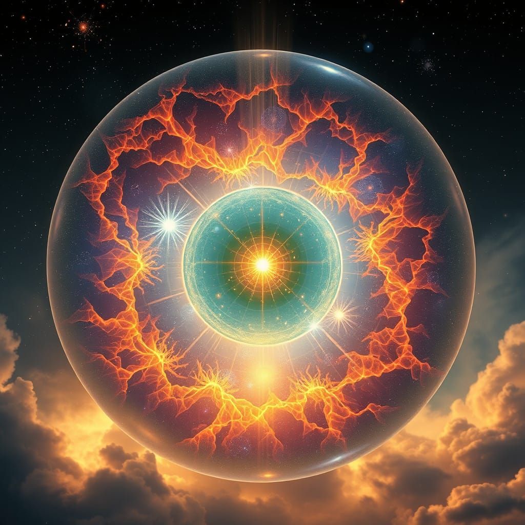 Cosmic Awakening: Thought Becomes Universes