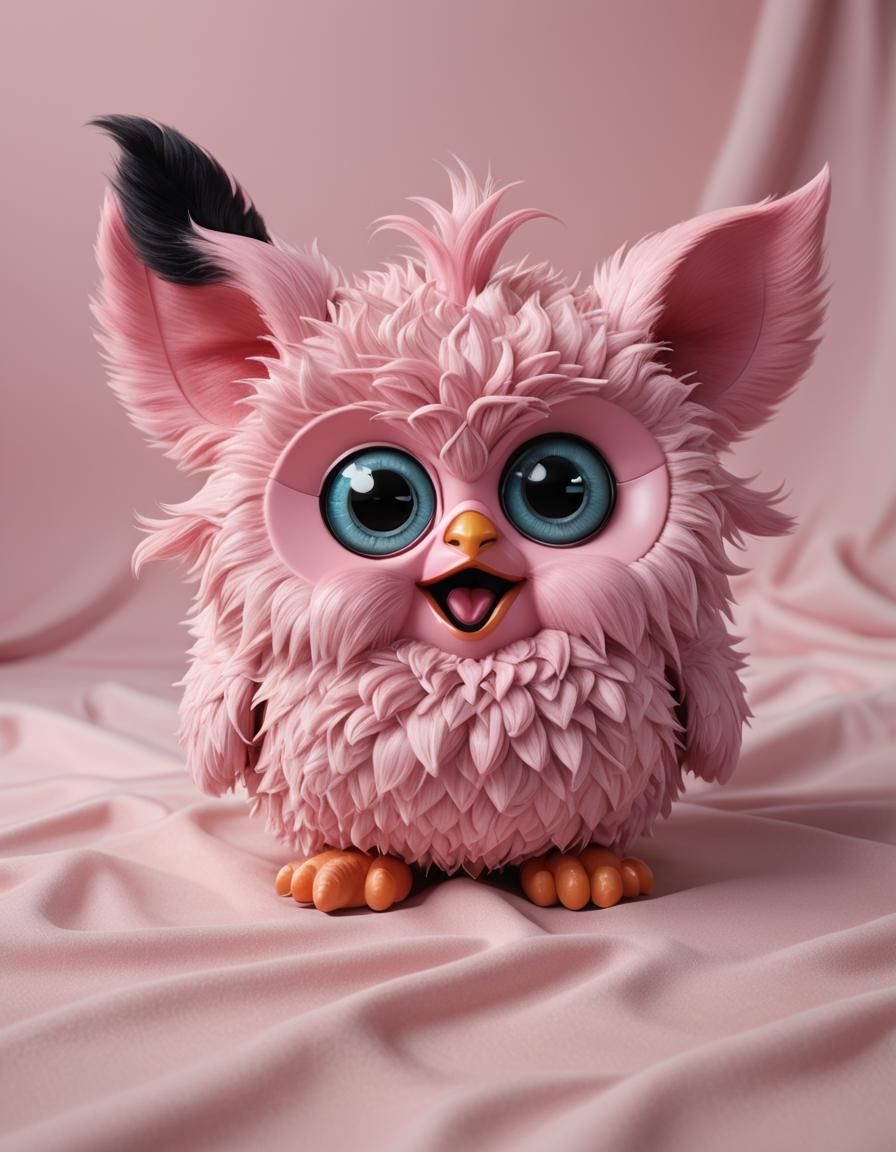 1999 Baby pink Furby Baby,