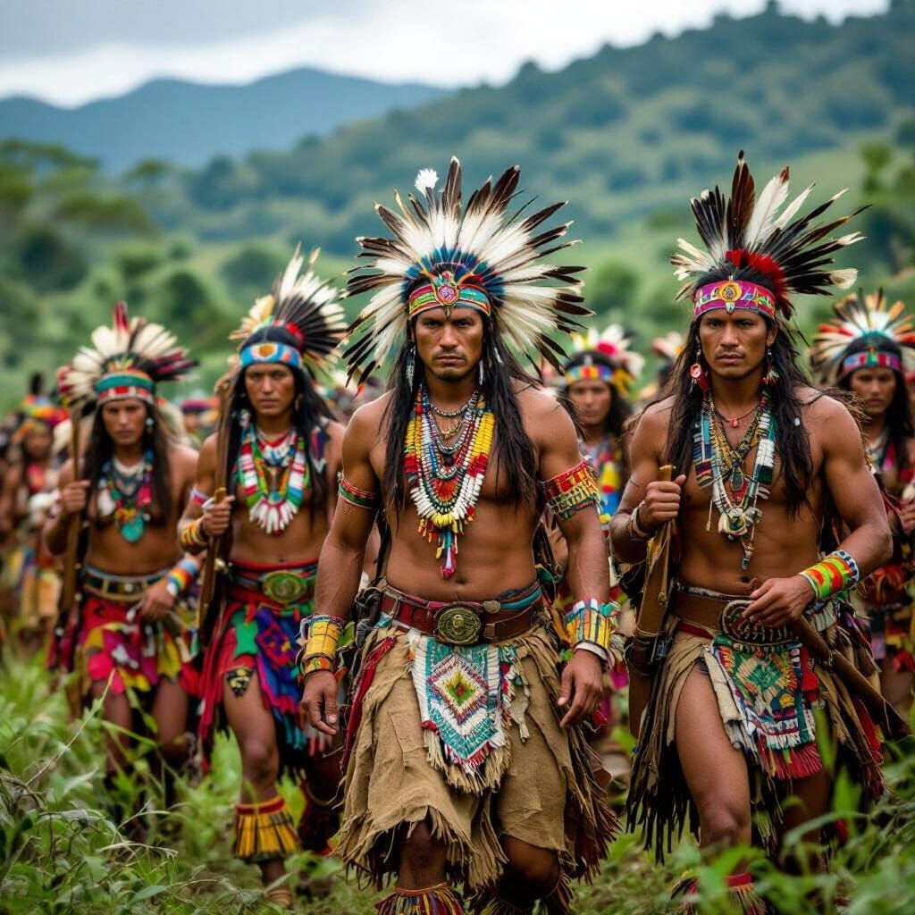 Indigenous Leaders Resist Colonial Soldiers in Epic Digital ...