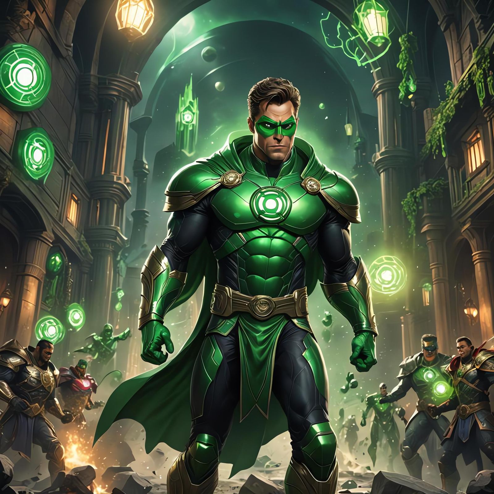 Green Lantern as D&D Light Domain Cleric
