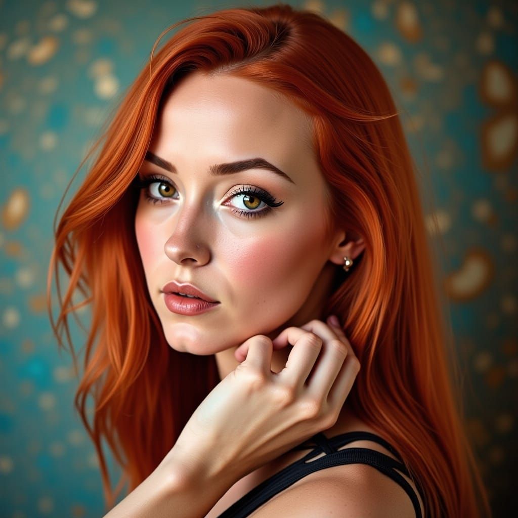 <lora:Snap Crackle Pop:1.0>a bodacious beautiful redhead wit...