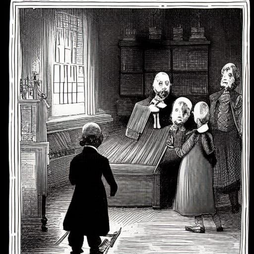 A Christmas Carol: Victorian Era Illustration