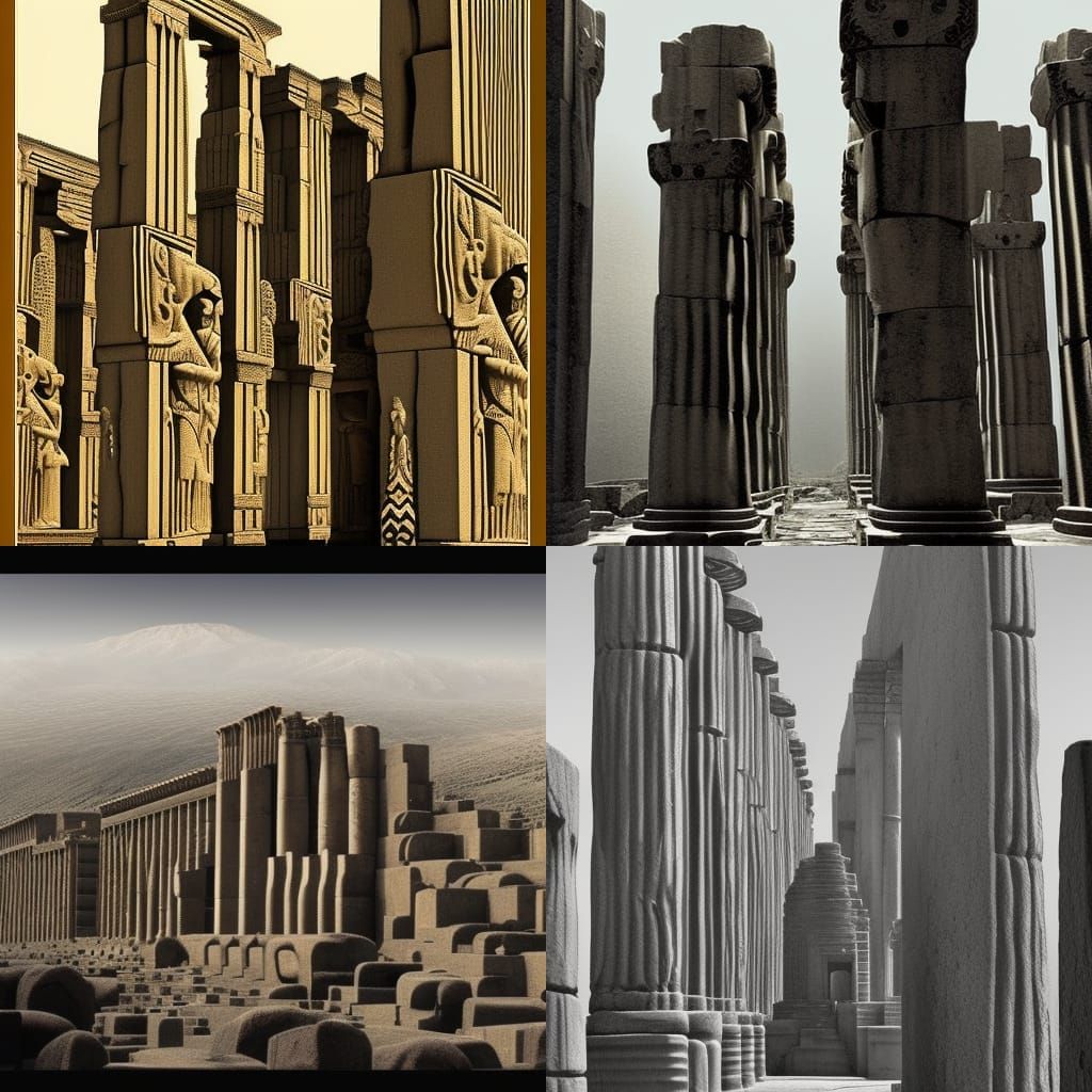 Modern Persepolis: Epic Digital Matte Painting