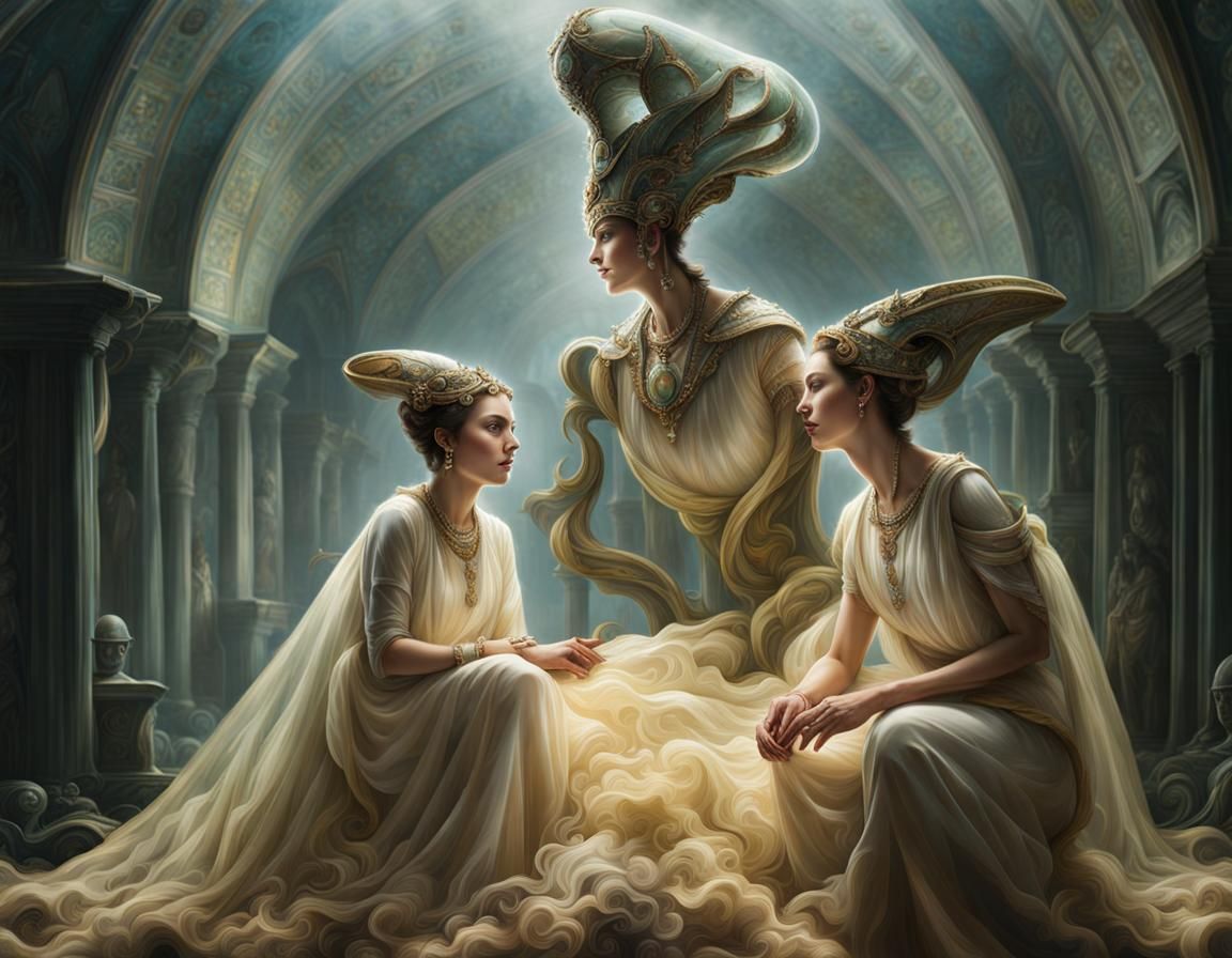 Surreal Alien Restaurant Celebration in Gritty Photo