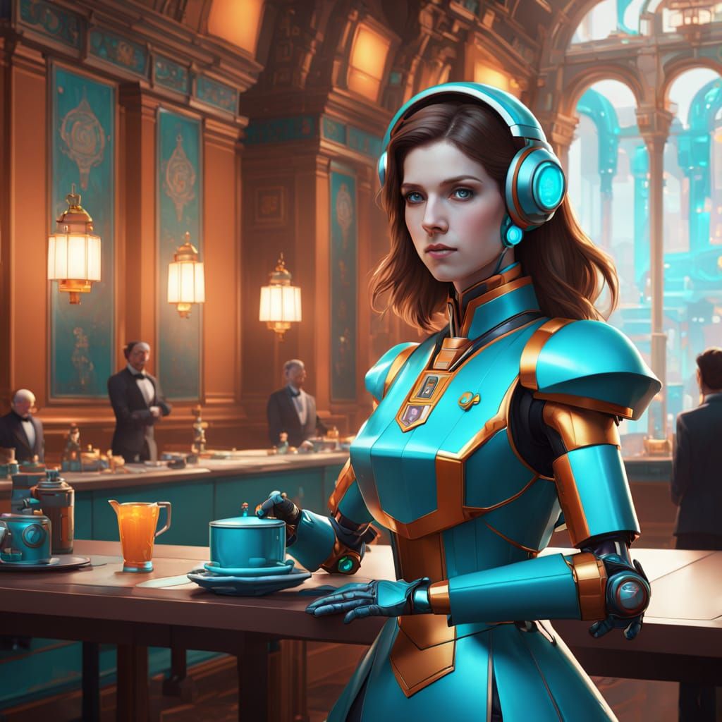 Anna Kendrick as Robot Butler Concept Art