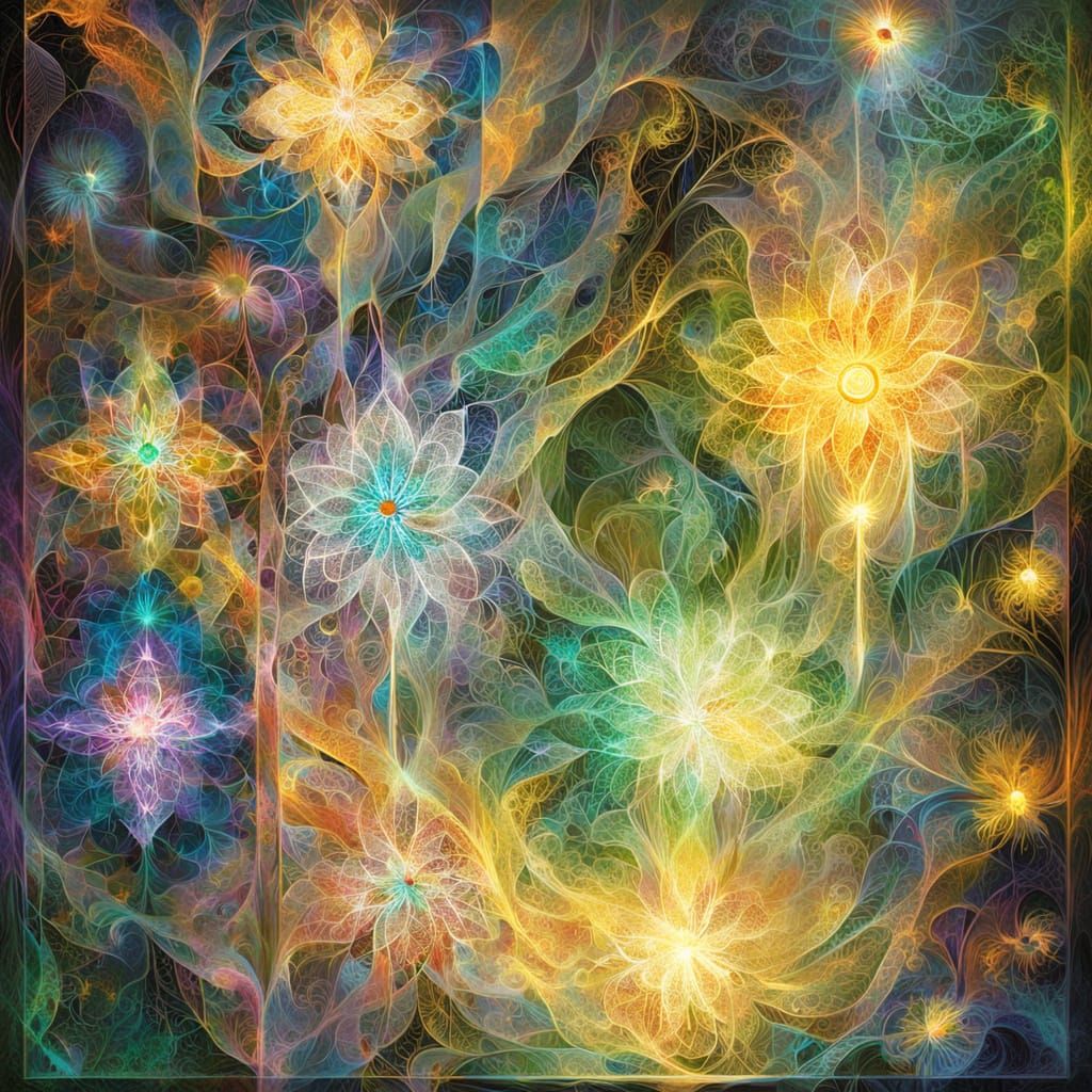 Sacred Geometry in Charcoal and Embers