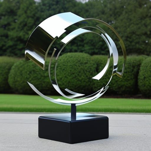 Sculptural Abstraction in Smooth Textures