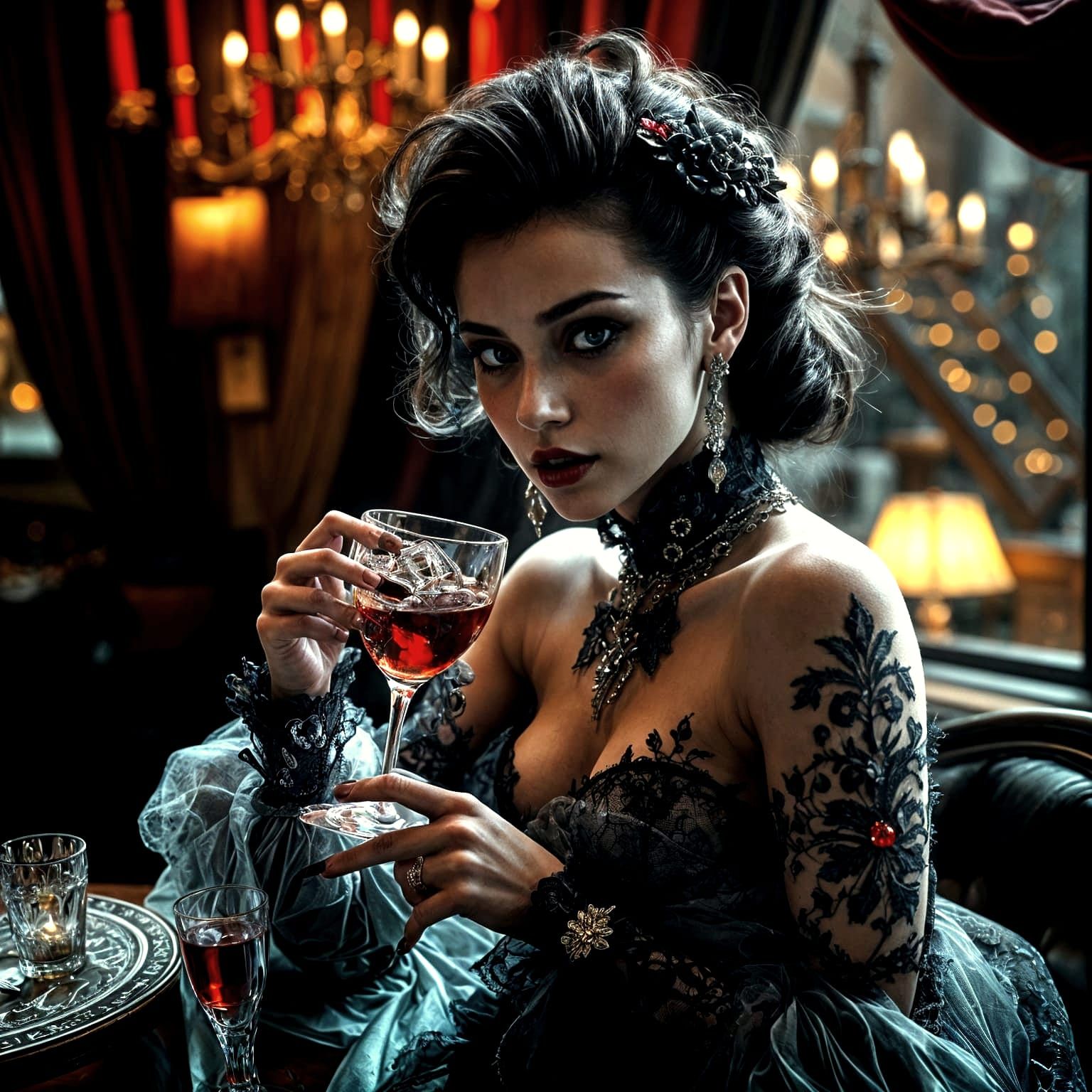 Vampire in Haute Couture, Dark Luxury Fairytale