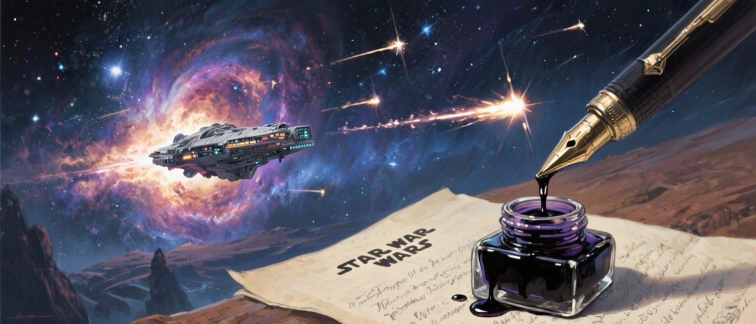 Star Wars Script Reveals Spaceship in Nebula