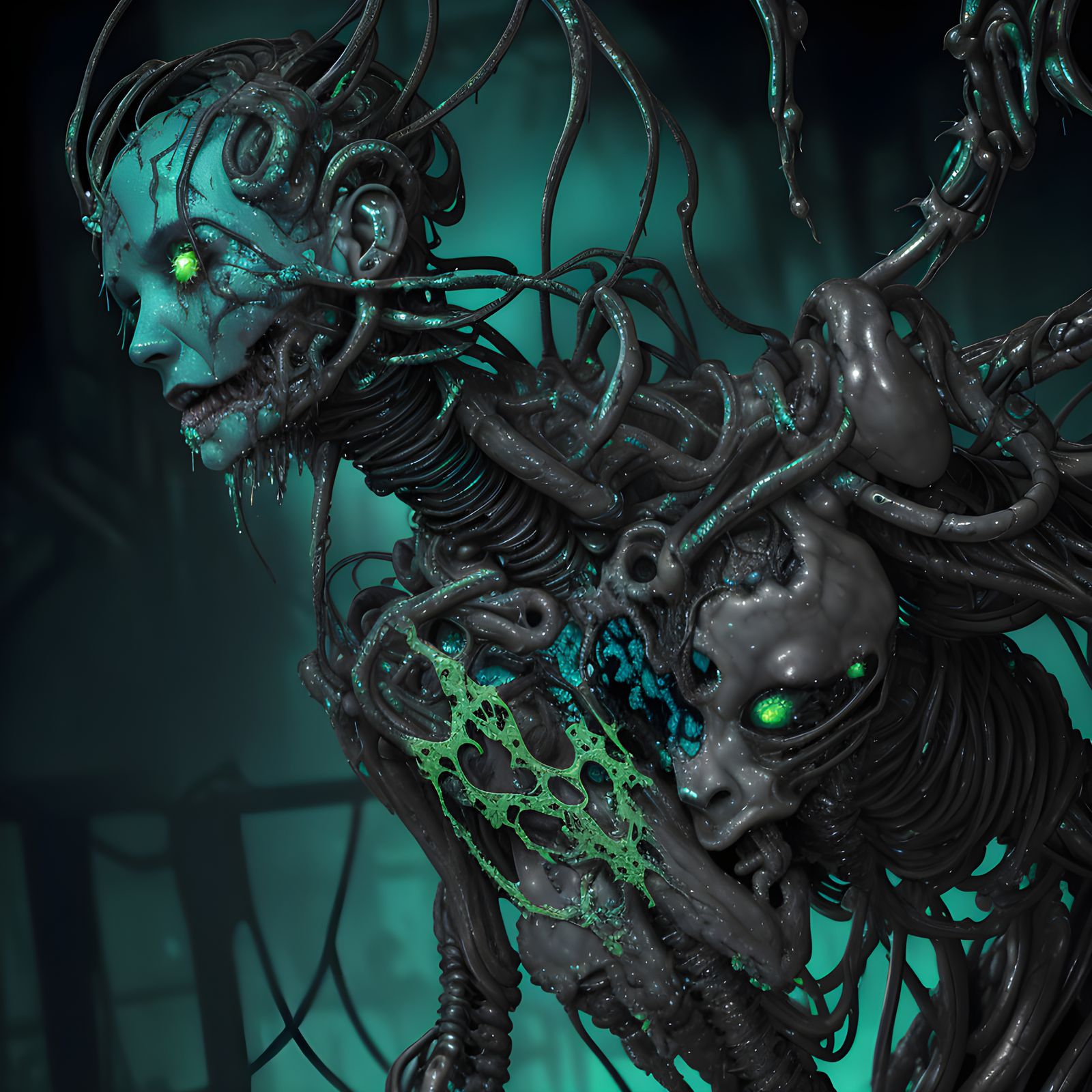 Humanoid Being Blurs Boundaries Between Flesh and Technology...