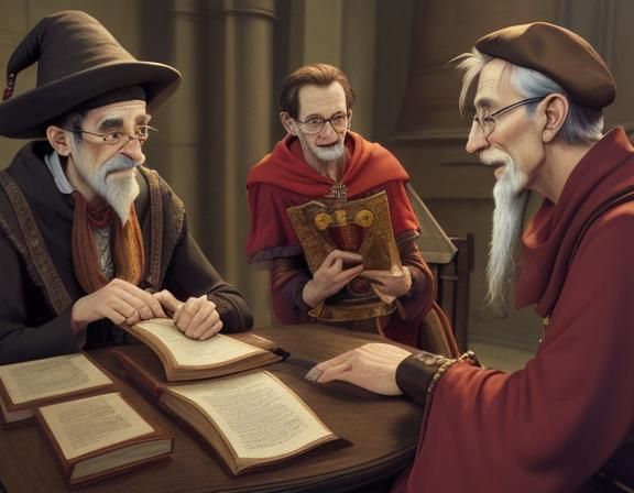 Rincewind Complains to Terry Pratchett about Discworld