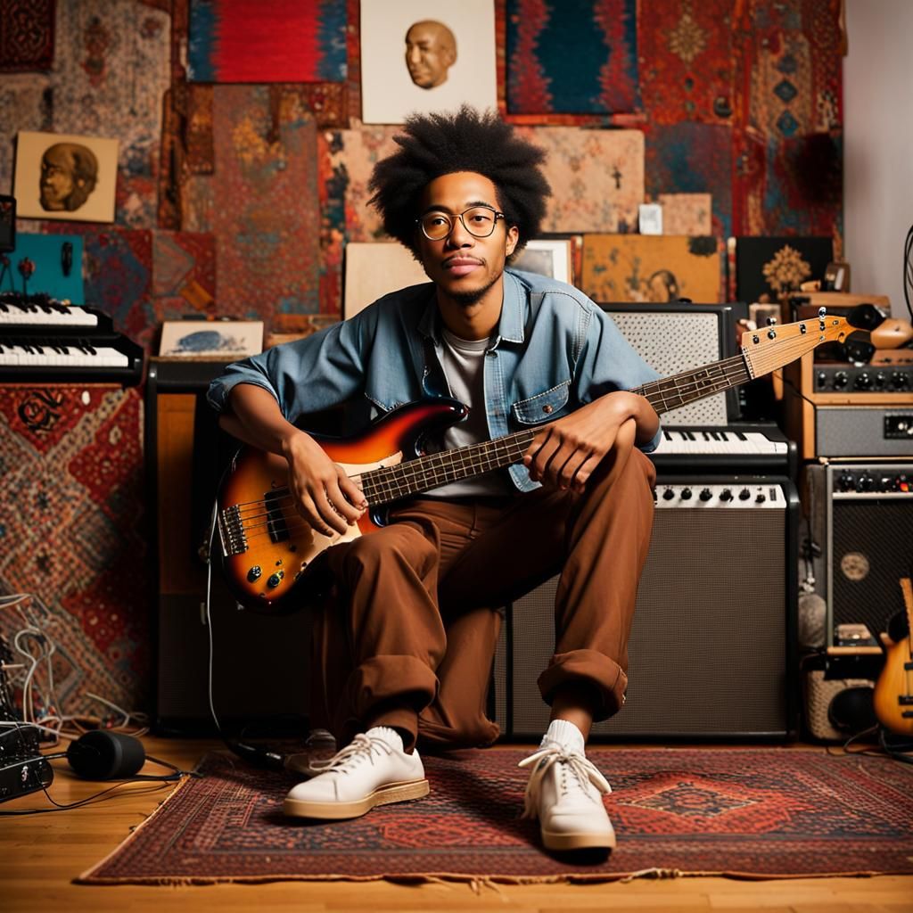 Studio Portrait of a Young Graphic Designer