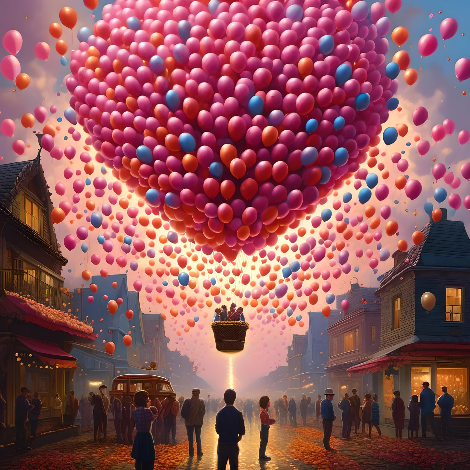 Flying in Balloons Funky 70's LORA