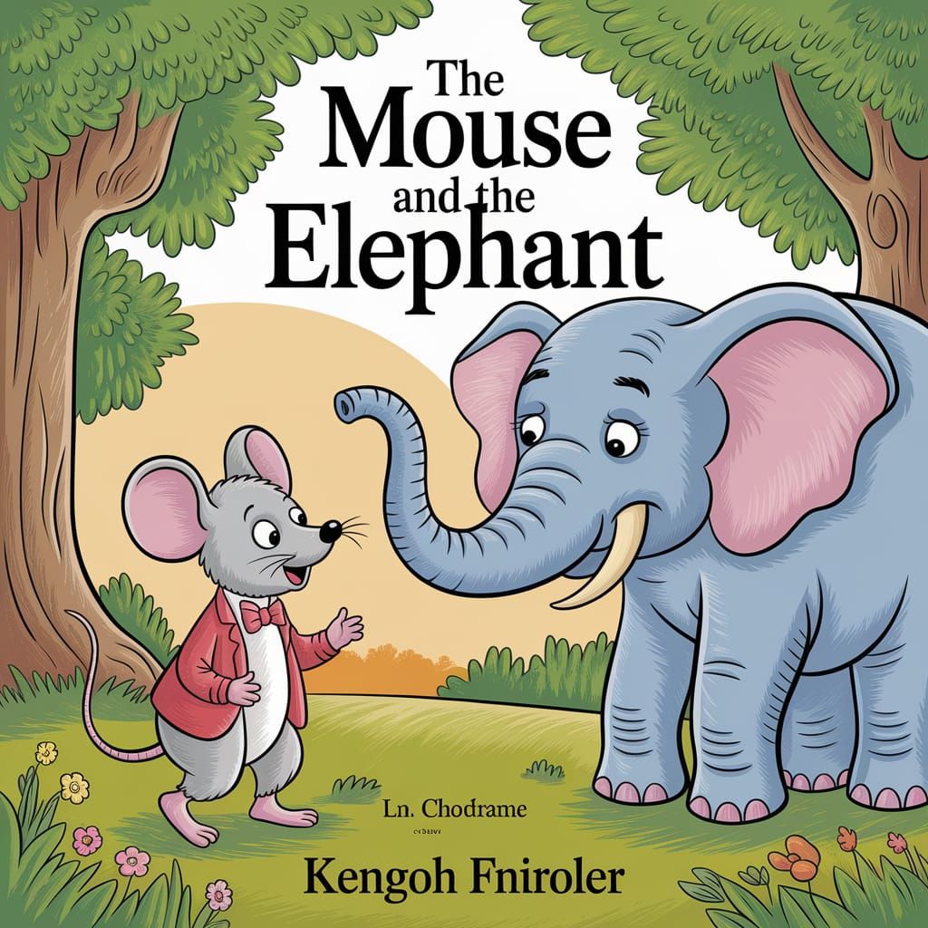 The Mouse and the Elephant: Childhood Book Cover Art