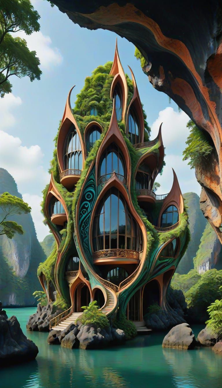 Elf's lagoon house in Ao Phang Nga