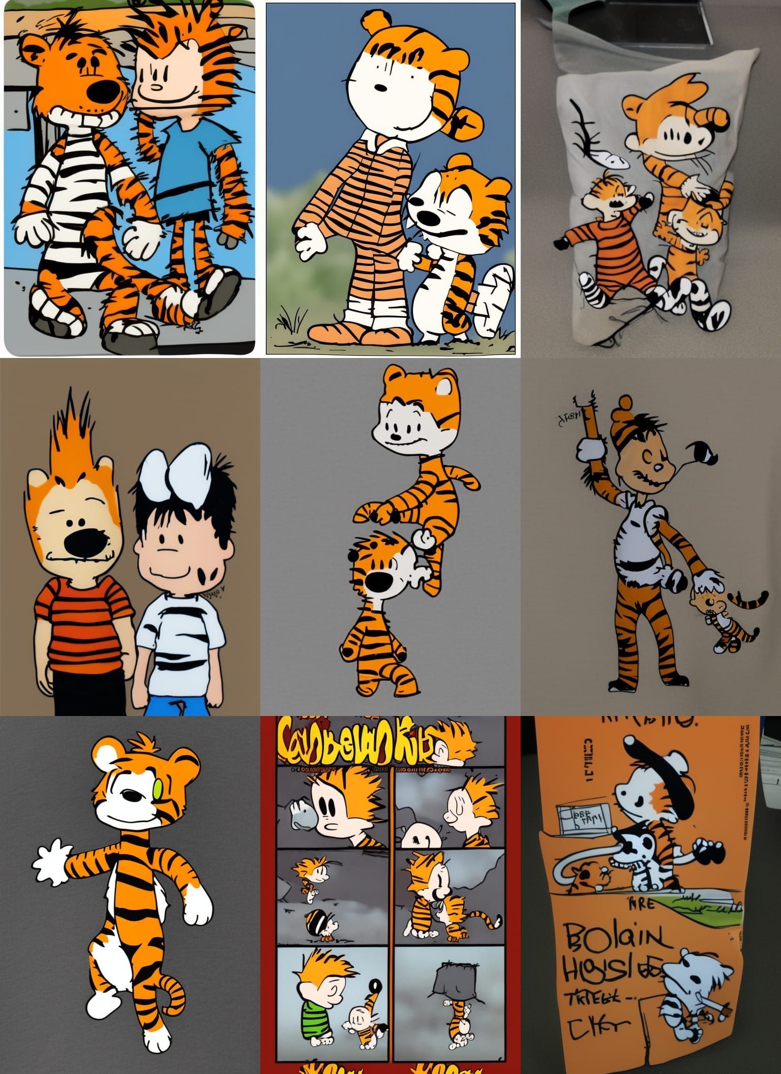 Bootleg Calvin and Hobbes Merchandise