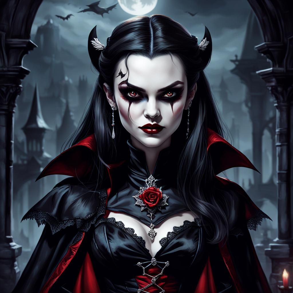 Classic Vampiress Portrait