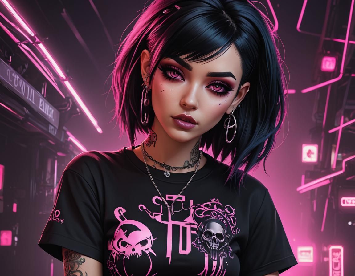 Gothic girl Performance