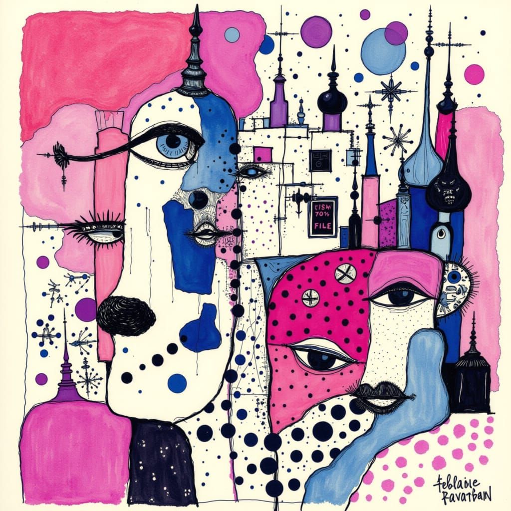 Blueberry Ink Dalmatian