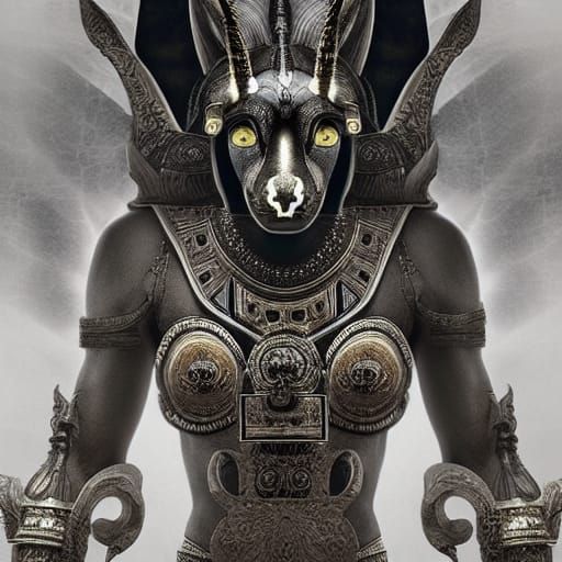 Epic Anubis Digital Matte Painting