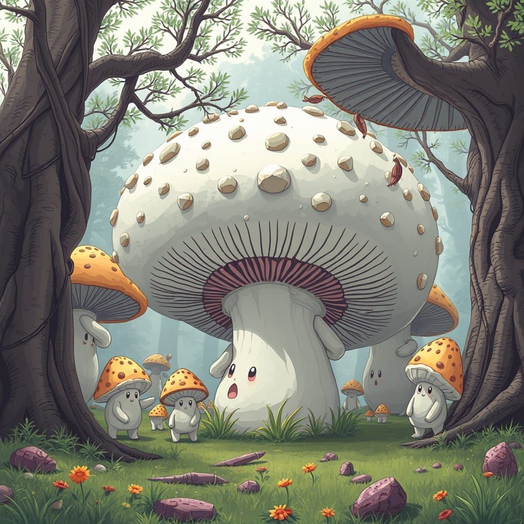 Gigantic Fungus in Space