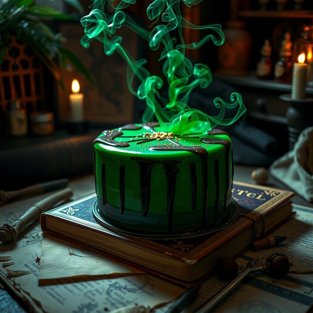 Elphaba cake