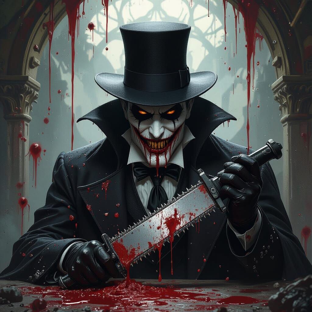 Jack the Ripper Decapitates Dracula with Chainsaw in Hyper-D...