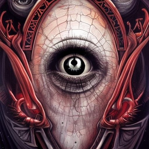 Closed Empire of the All-Seeing Eye: Gothic Horror Art