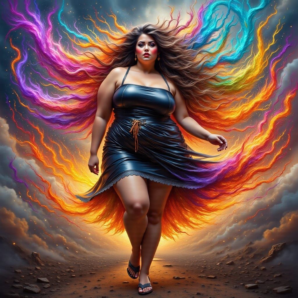 Epic Goddess of Rainbow Energy