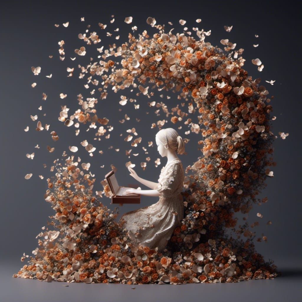 Abstract Word Sower Concept Art